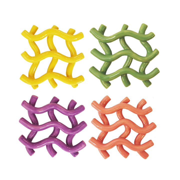 'Curly' Seramik Bardak Altlığı