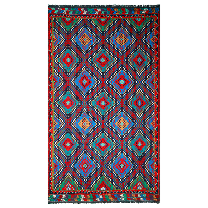 'Cave of Wonders' Etnik Kilim / Mor Baklava Desenli